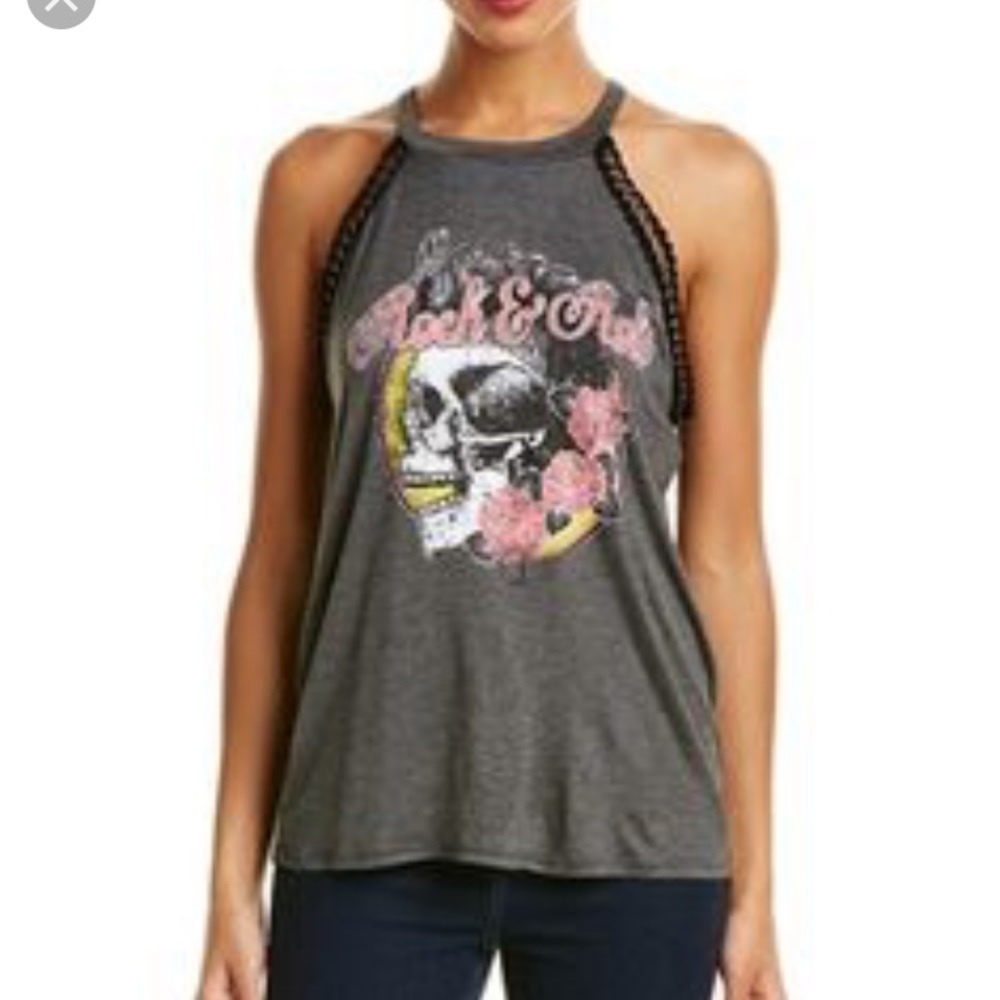 Vintage Havana tank with Chains as straps! Sz lg